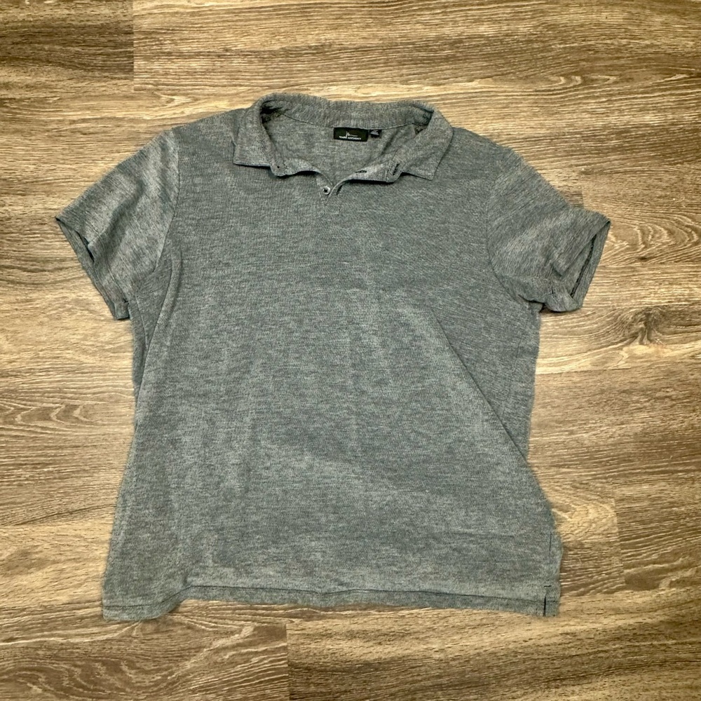 Marc Anthony Men’s XXL Gray Slim Fit Polo Shirt